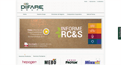 Desktop Screenshot of grupodifare.com